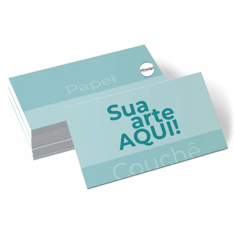 Imagem da campanha 1000 Unidades - Cartão de Visita, qualquer modelo ou 2000 do Modelo 4x0/4x1.