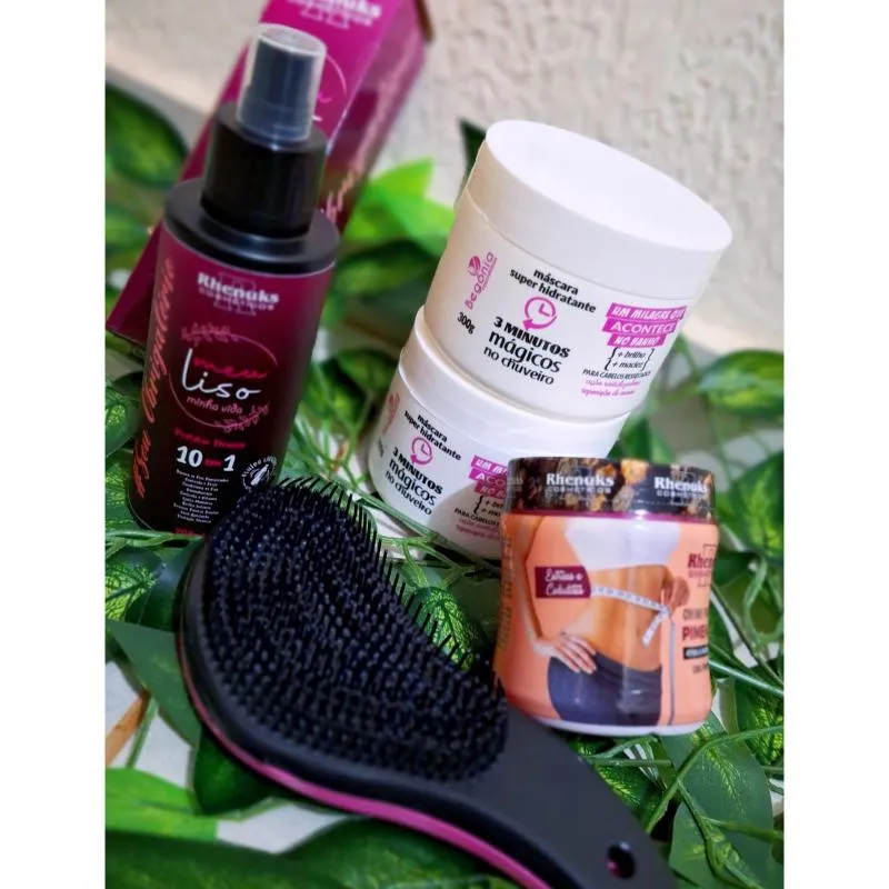 Imagem da campanha Kit de cuidados cabelos e creme redutor de estrias e celulites.