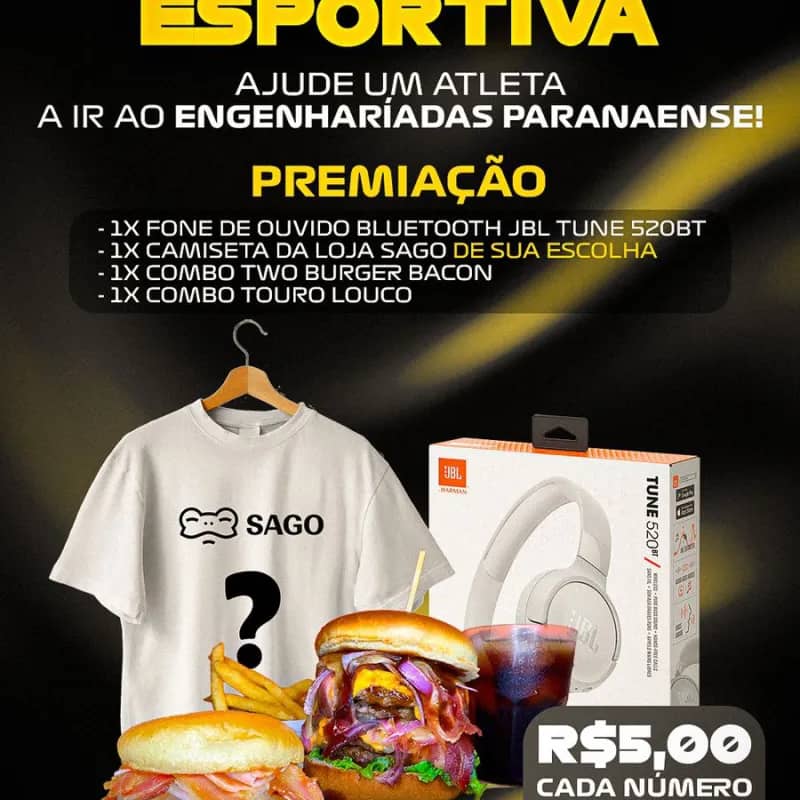 Imagem da campanha Rifa Esportiva