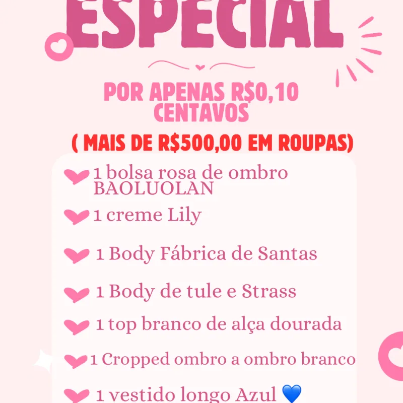 Imagem da campanha Rifa de roupas