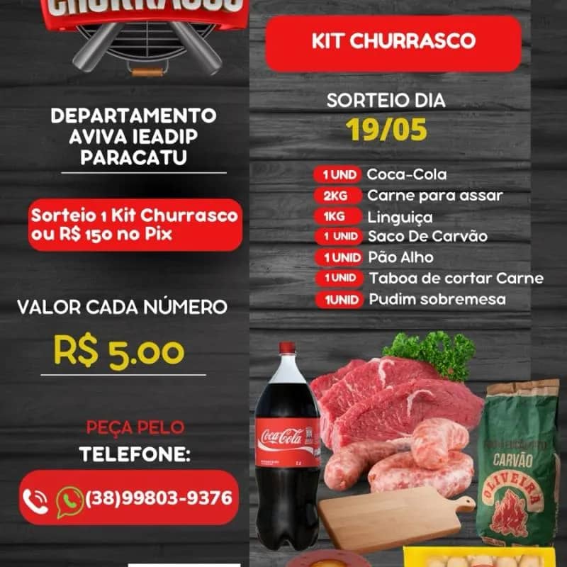 Imagem da campanha Rifa lar de amparo Ricardo Luiz