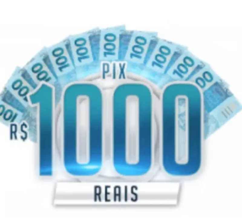 Imagem da campanha Pix de 1000 reias