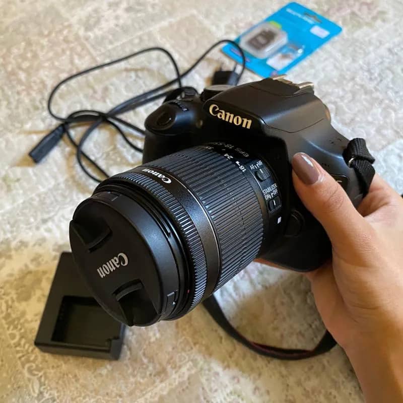 Imagem da campanha Vou fazer essa rifa da minha câmera canon t5 rebel, bem conservada, motivo, não estou usando.