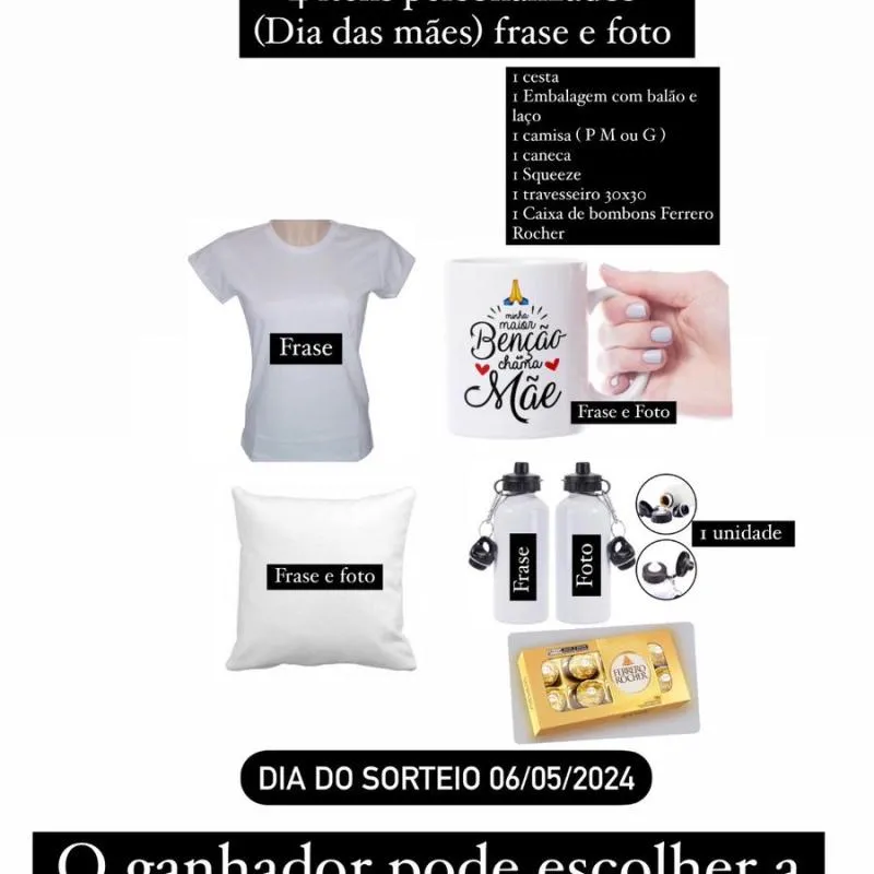 Imagem da campanha Sorteio da Francisca