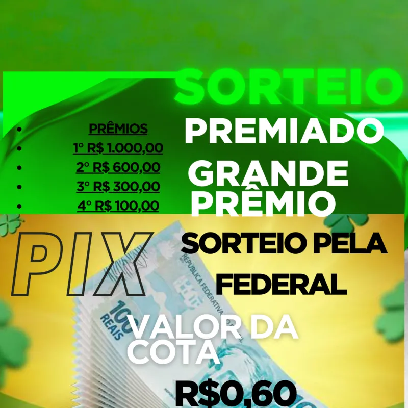 Imagem da campanha Sorteio Premiado