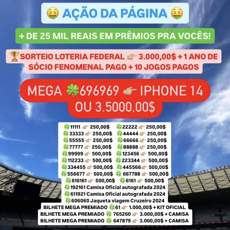 Imagem da campanha 🤑 25K em PRÊMIOS 🤑