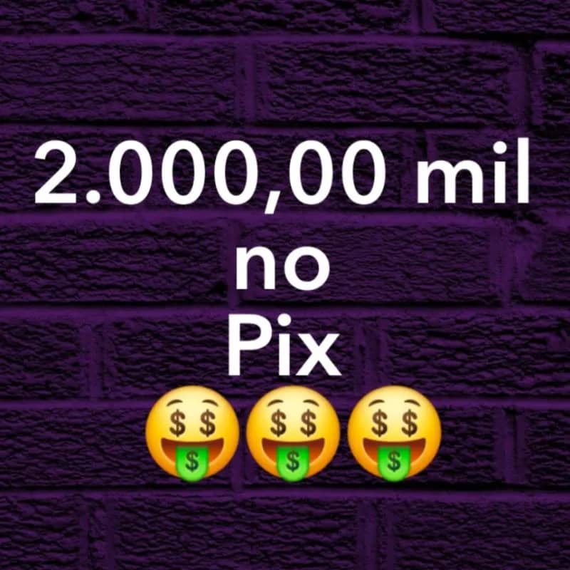Imagem da campanha 2 mil no PIX