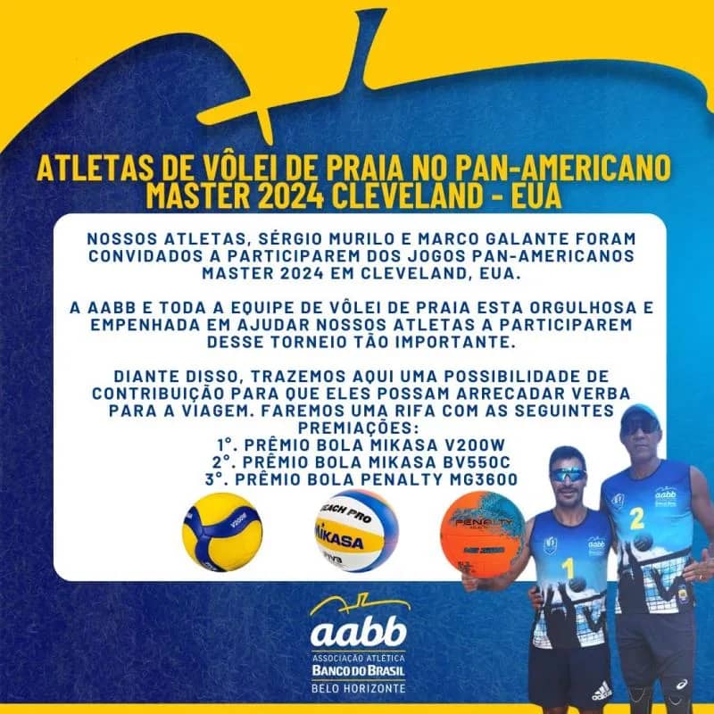 Imagem da campanha Serjão no Pan-American Master Games 2024