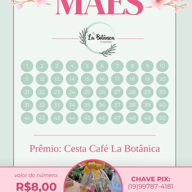 Imagem da campanha Día das Mães La Botânica