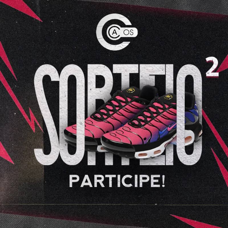 Imagem da campanha SORTEIO NIKE TN CAOS