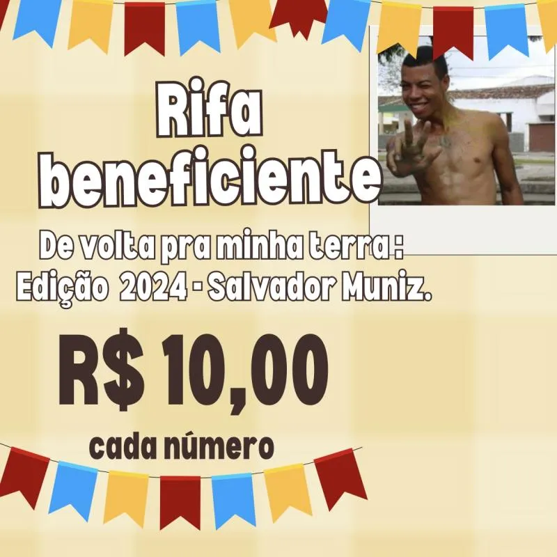 Imagem da campanha Ação beneficente para resgatar Salvador 😂