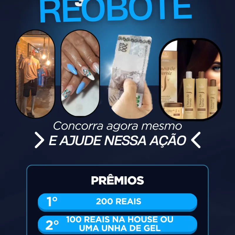 Imagem da campanha AÇÃO REOBOTE