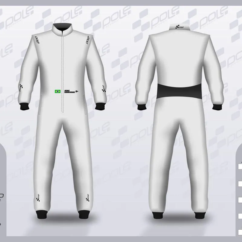 Imagem da campanha Rifa Macacão Personalizado no material a sua escolha. Projeto Luigi Bianco no Mundial KWC!