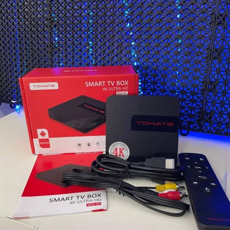 Imagem da campanha GANHE  1 Tvbox Tomate 16GB 4K + 1 Ano de conteúdo gratuito ou R$:300,00 no Pix