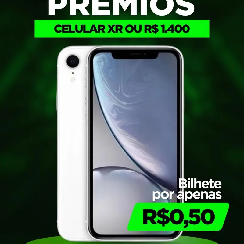 Imagem da campanha IPHONE XR OU R$1.400
