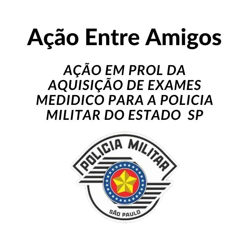 Imagem da campanha Ação Entre Amigos J. Vitor