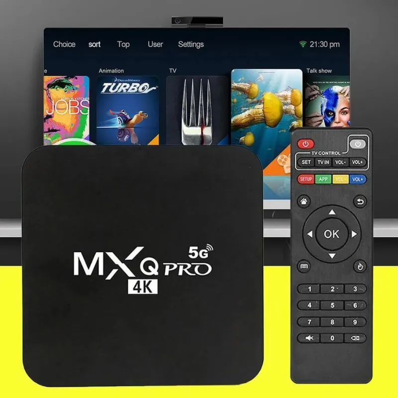 Imagem da campanha Tv Box Smart 4k Pro 8gb/ 128gb Wifi 5g