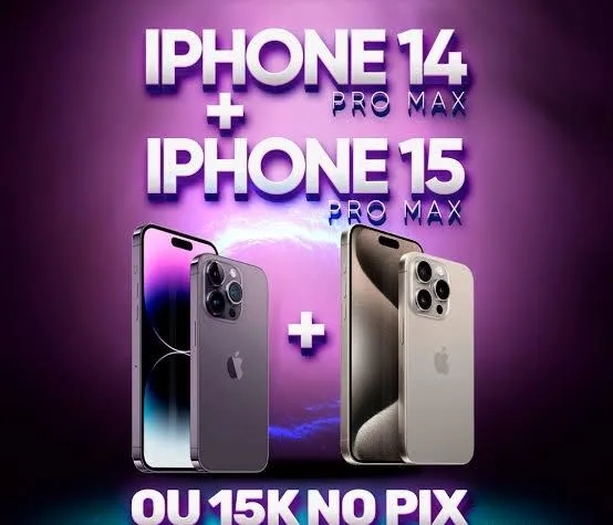 Imagem da campanha Ação de 2 iPhone ou 15 mil no pix