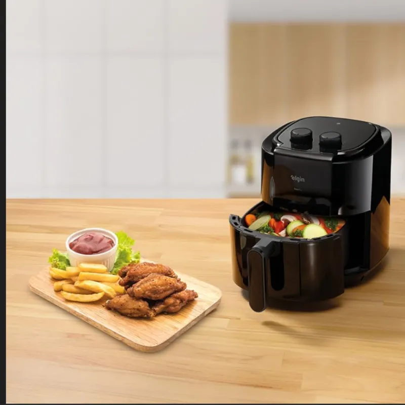 Imagem da campanha Fritadeira Elétrica Start Fry Elgin 3,5 Litros Preta 110v - Air Fryer