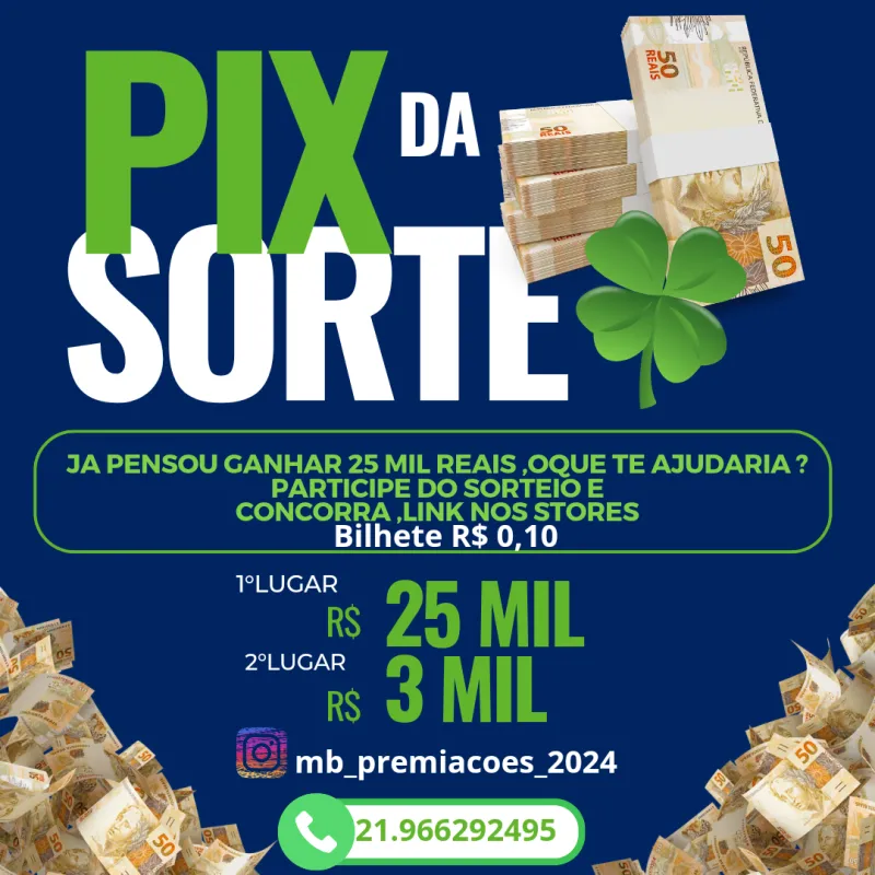 Imagem da campanha Prêmio 25 Mil Reais