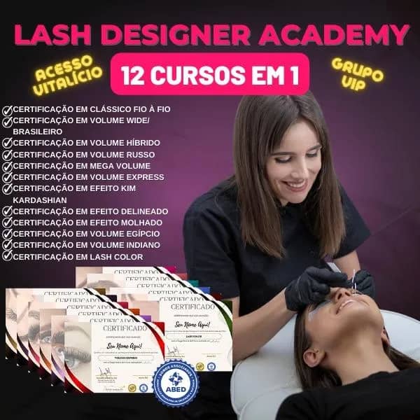 Imagem da campanha Rifa - Ganhe um Curso de Extensão de Cílios e Realce sua Beleza.