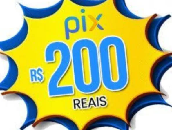 Imagem da campanha 200$ no seu pix