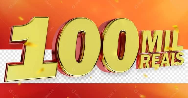 Imagem da campanha 100 mil reais no Pix