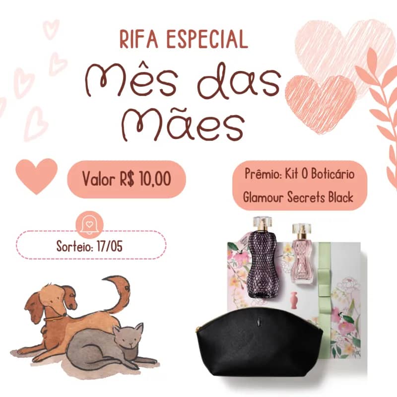 Imagem da campanha Rifa Especial - Mês das Mães