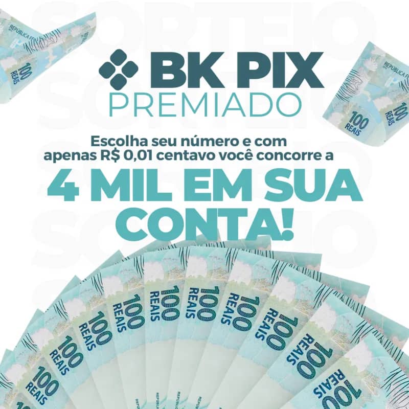Imagem da campanha 4 MIL NA SUA CONTA!