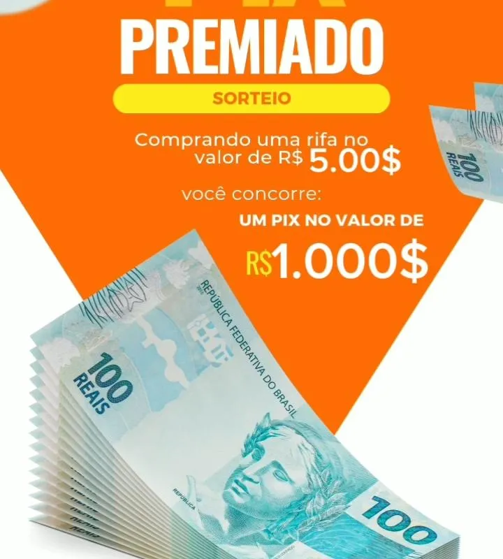 Imagem da campanha 1.000 reais no pix✅️
