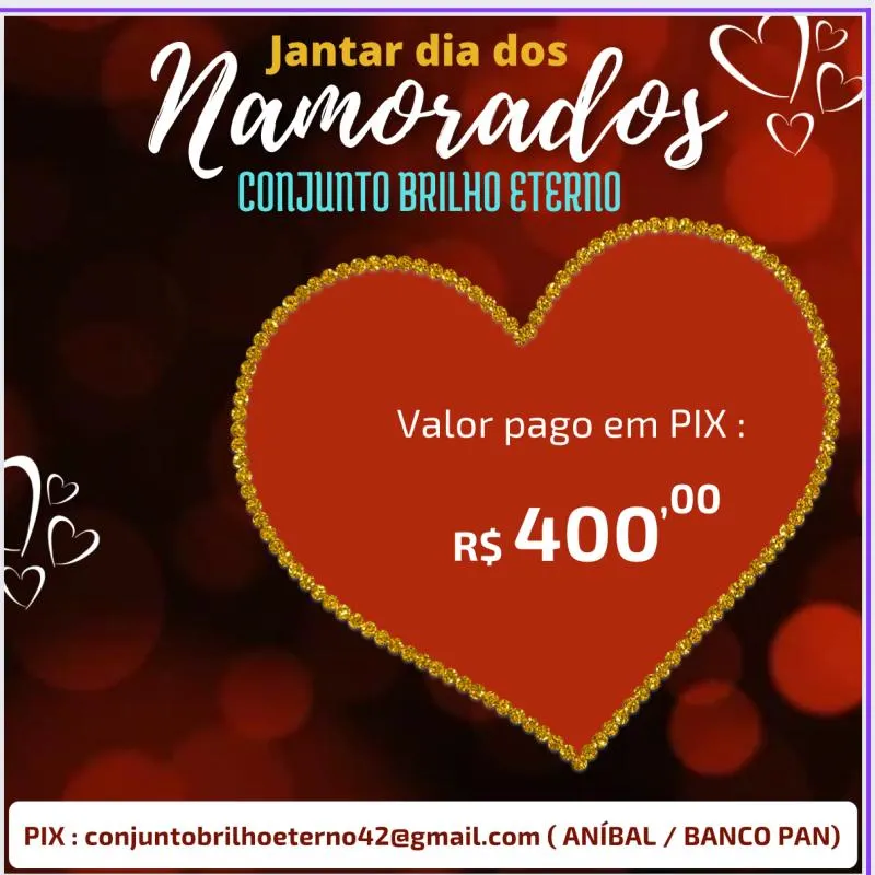 Imagem da campanha RIFA DIA DOS NAMORADOS BRILHO ETERNO