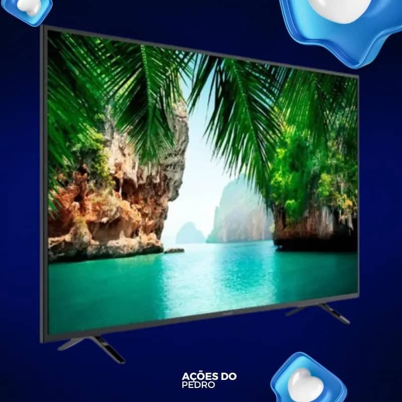 Imagem da campanha TV 50" POLEGADAS