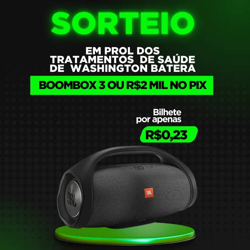 Imagem da campanha Ação em Prol dos tratamentos de saúde de Washington Batera