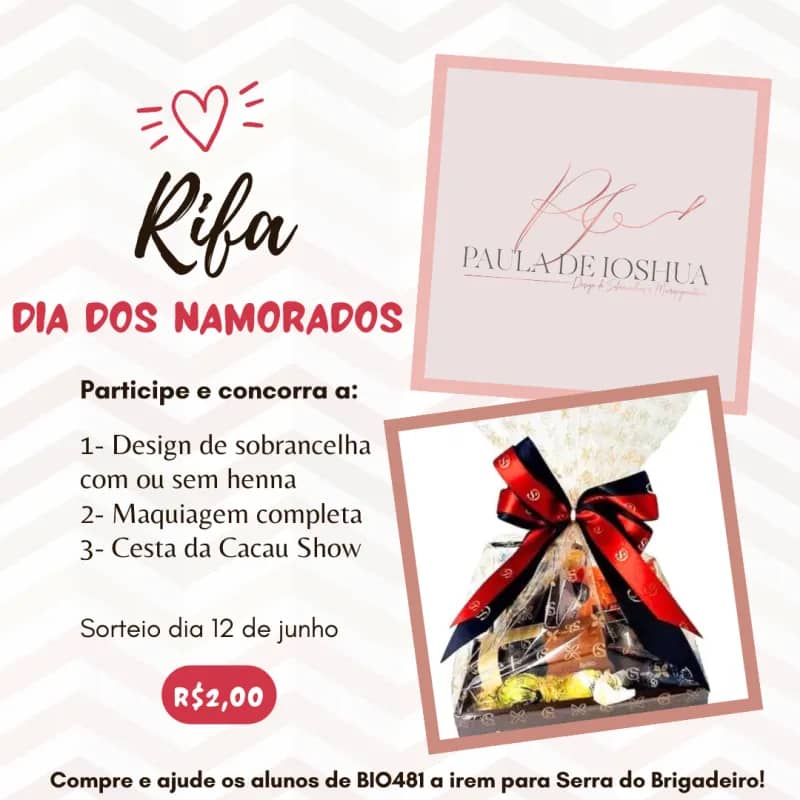 Imagem da campanha Rifa dia dos namorados