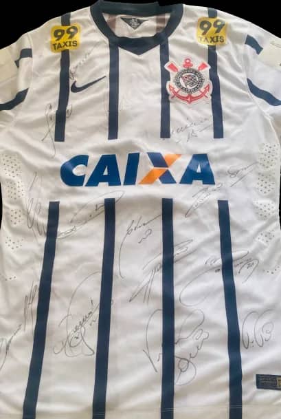 Imagem da campanha Camisa Autografada do Corinthians 2015