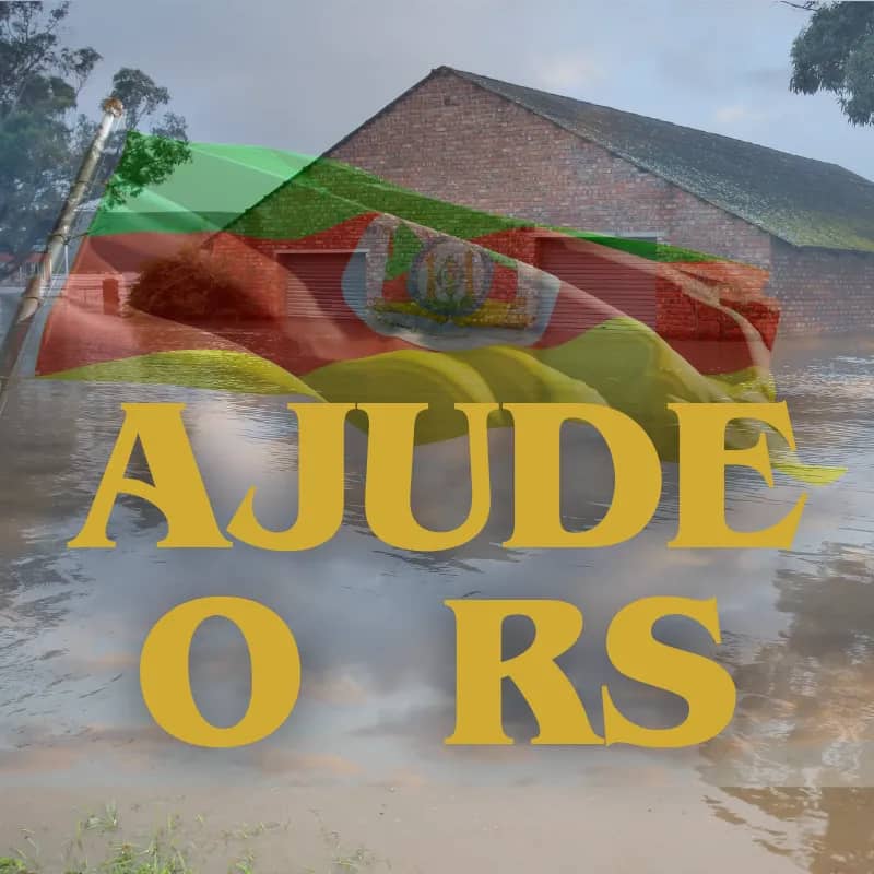 Imagem da campanha AJUDE O RS