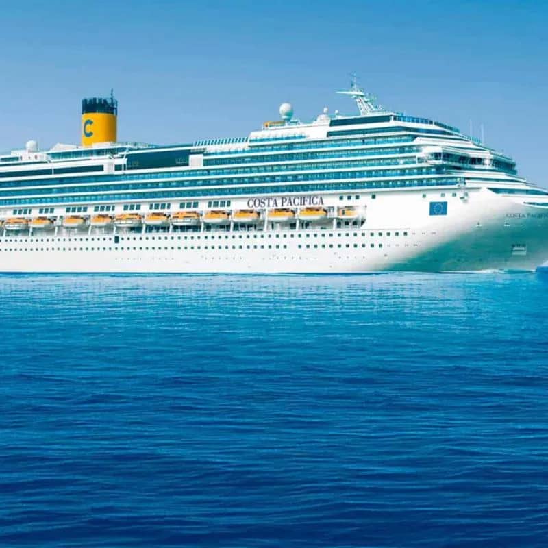 Imagem da campanha Viagem Cruzeiro Costa Pacifica 2024