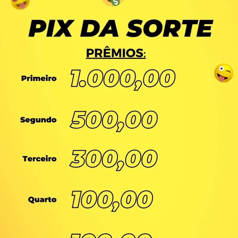 Imagem da campanha PIX DA SORTE