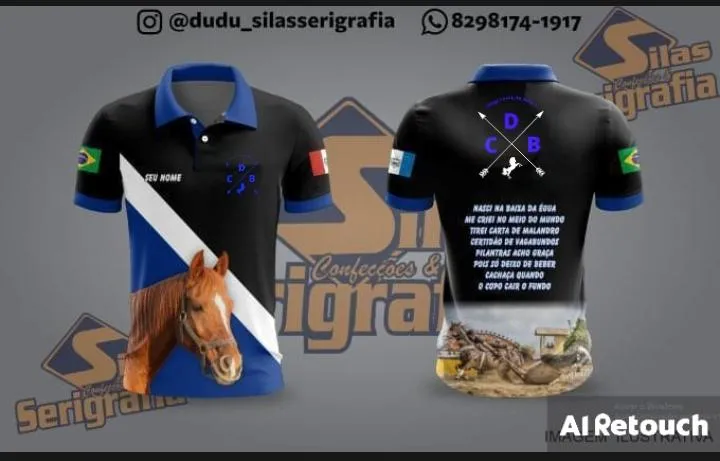 Imagem da campanha Camisas