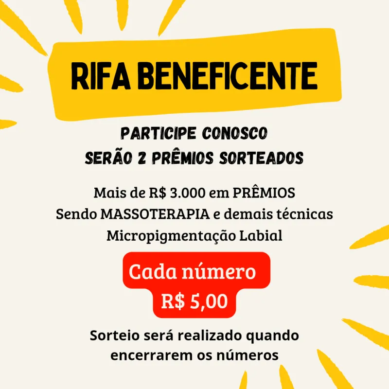 Imagem da campanha Rifa Beneficente RS