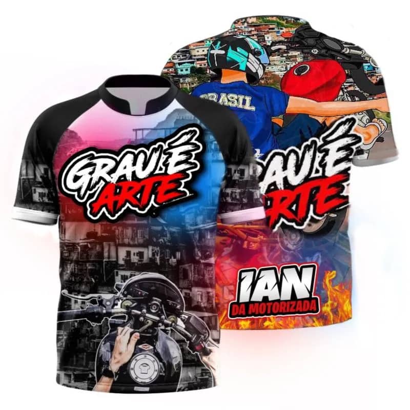 Imagem da campanha AÇÃO  CAMISA  IAN DA MOTORIZADA