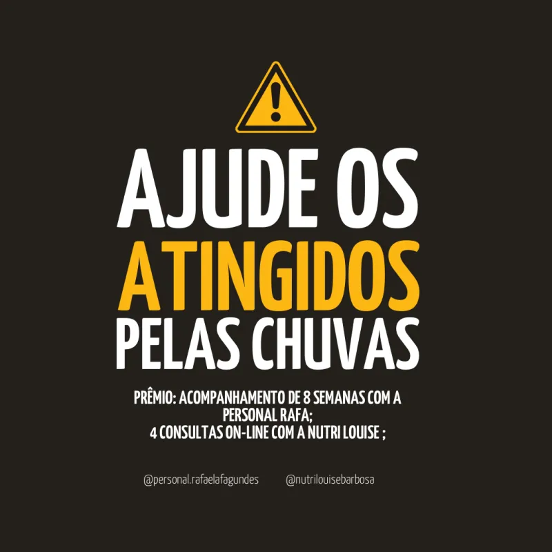 Imagem da campanha Ajude o RS