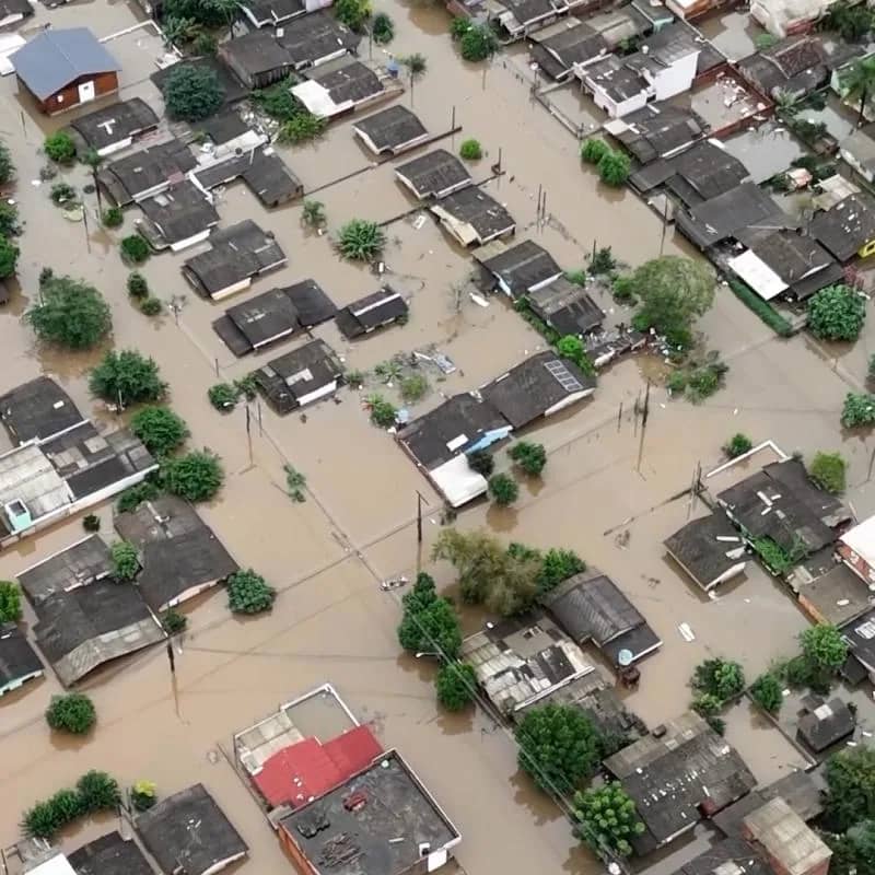 Imagem da campanha Ajude os nessessitados da enchente