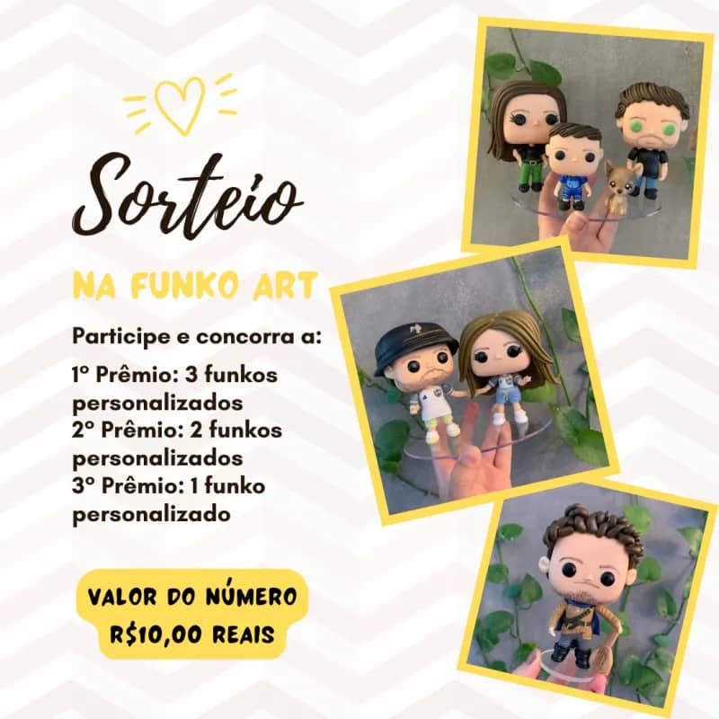 Imagem da campanha Rifa funko personalizado