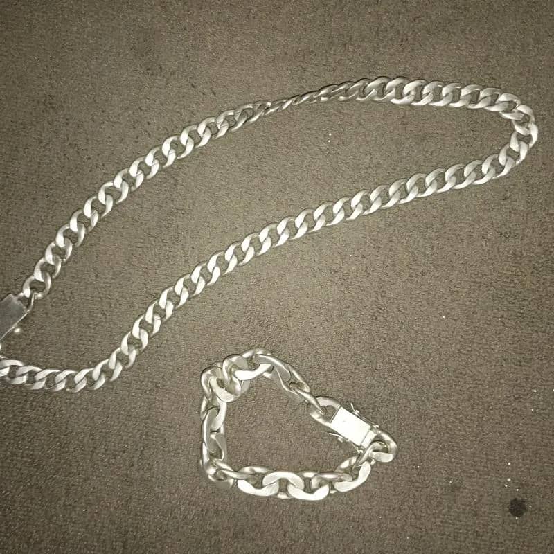 Imagem da campanha Cordão e pulseira de prata