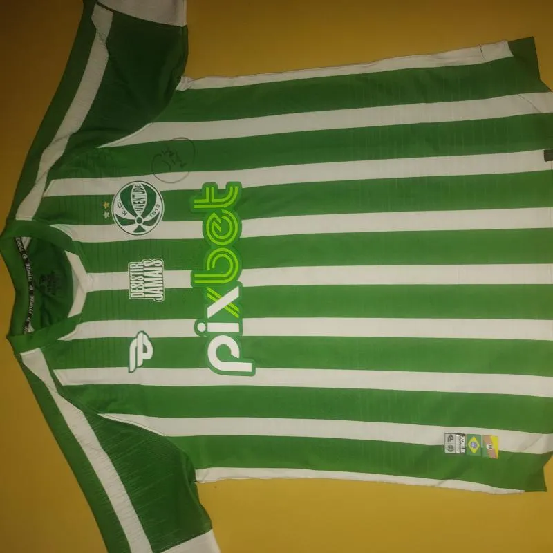 Imagem da campanha Camisa usada e AUTOGRAFADA pelo jogador nenê do juventude