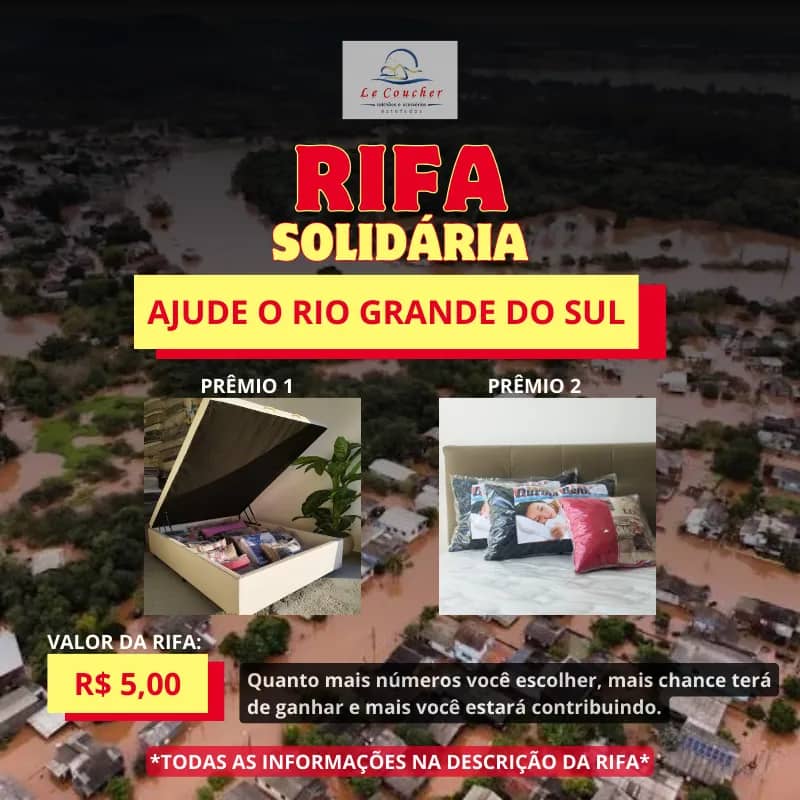 Imagem da campanha AJUDE RIO GRANDE DO SUL