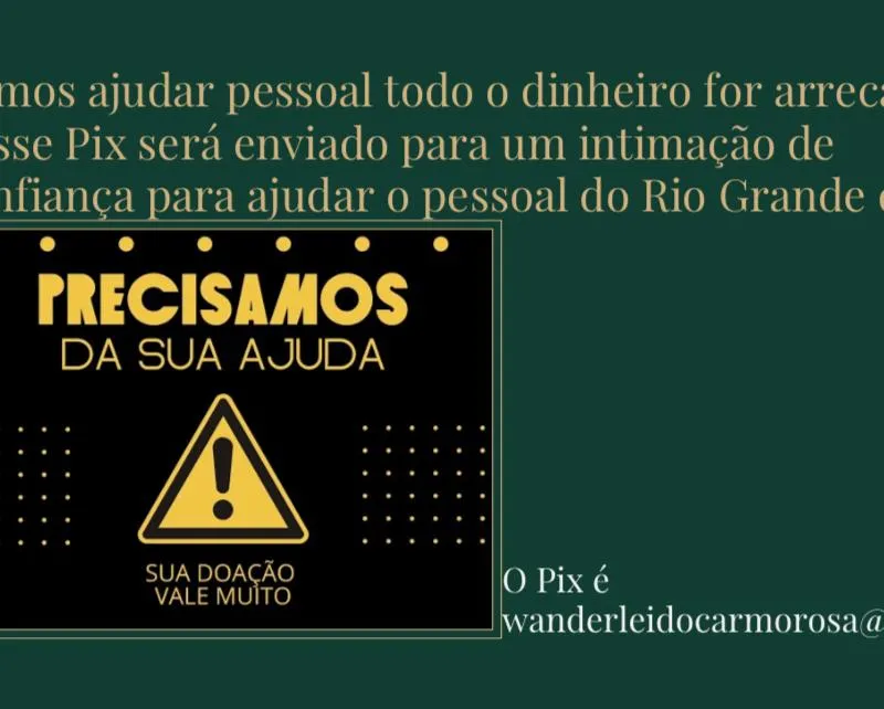 Imagem da campanha Vamos ajudar