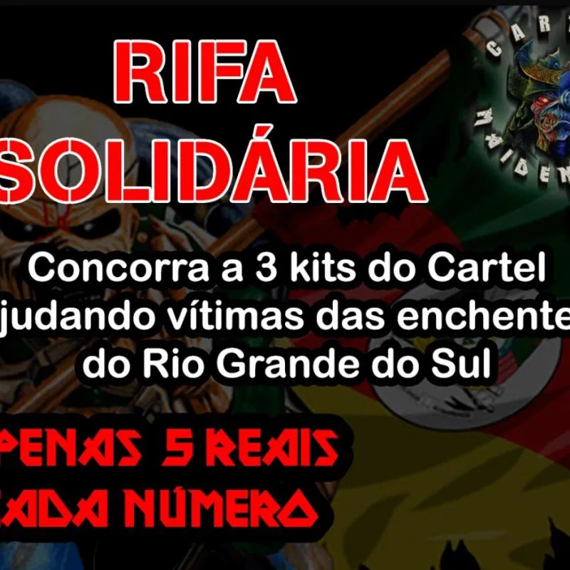 Imagem da campanha CARTEL DE MAIDENLLIN JUNTO COM O RS