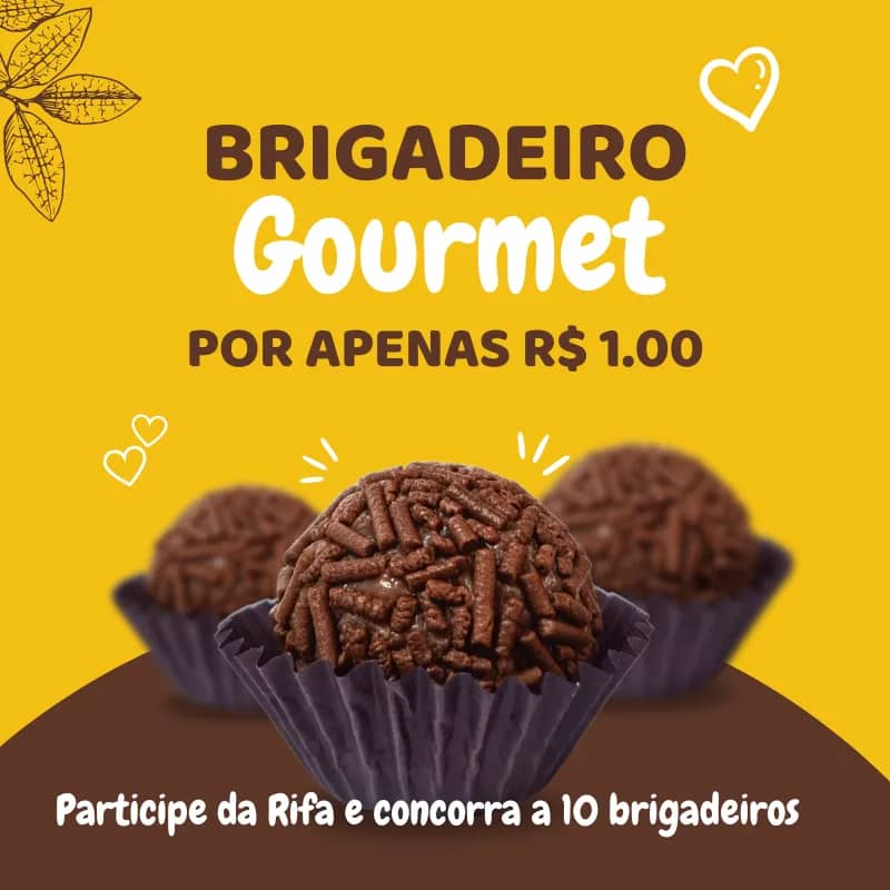 Imagem da campanha 10 Brigadeiros por um PC